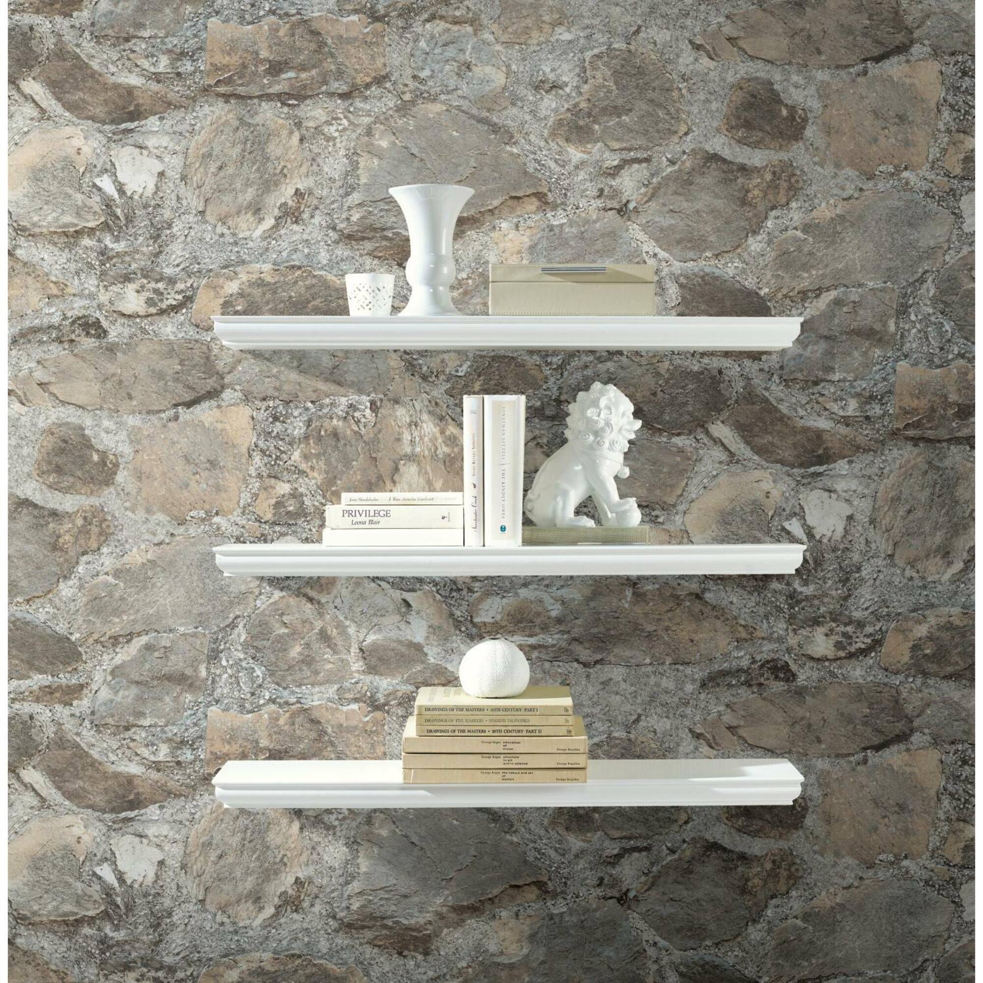 RoomMates Weathered Stone Peel & Stick Wallpaper